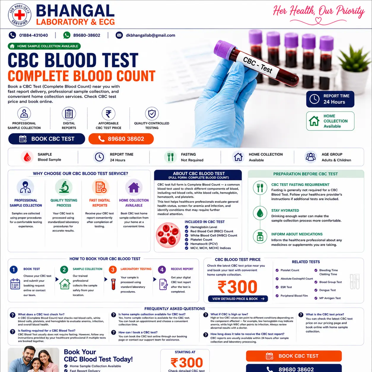 CBC Blood Test - Complete Blood Count Test